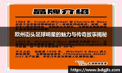欧州街头足球明星的魅力与传奇故事揭秘